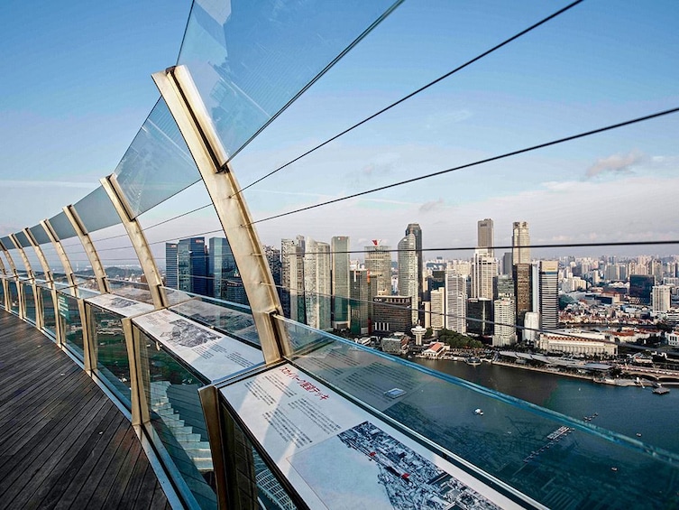 Show item 5 of 8. View from Sands SkyPark Observation Deck in Singapore