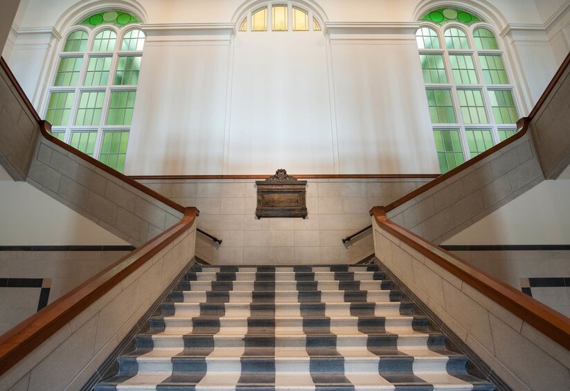 Stairs at the National Gallery in Singapore