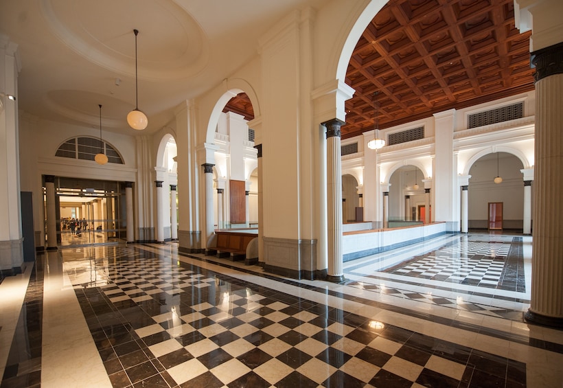 Interior of the National Gallery in Singapore