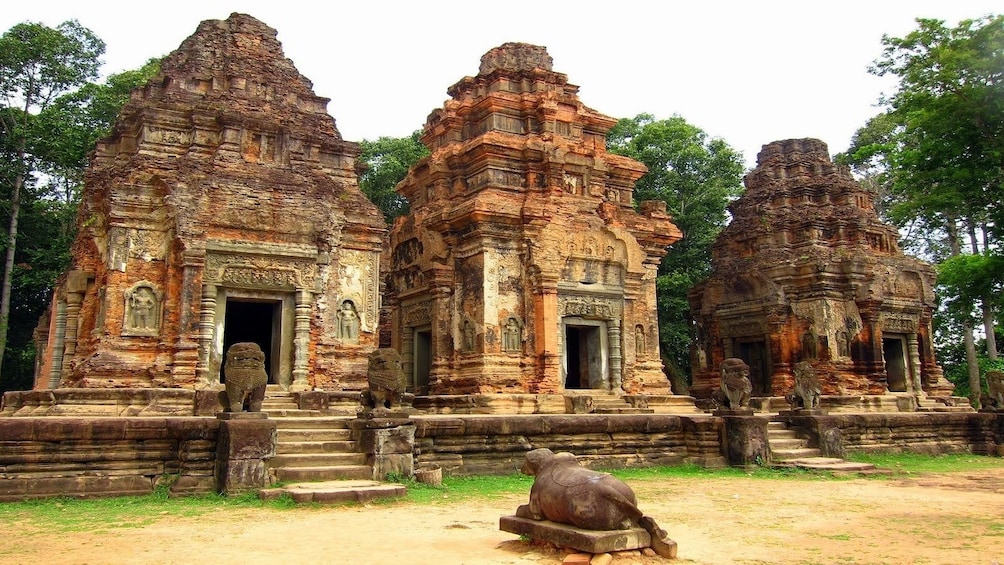 Preah Ko Hindu temple in Prasat Bakong, Cambodia
 
