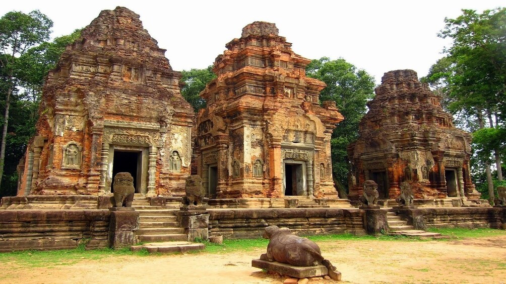 Preah Ko Hindu temple in Prasat Bakong, Cambodia