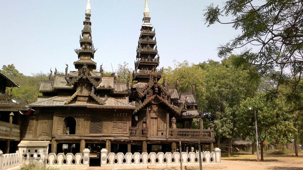 Nat Taung Kyaung Monastery in Leya, Myanmar