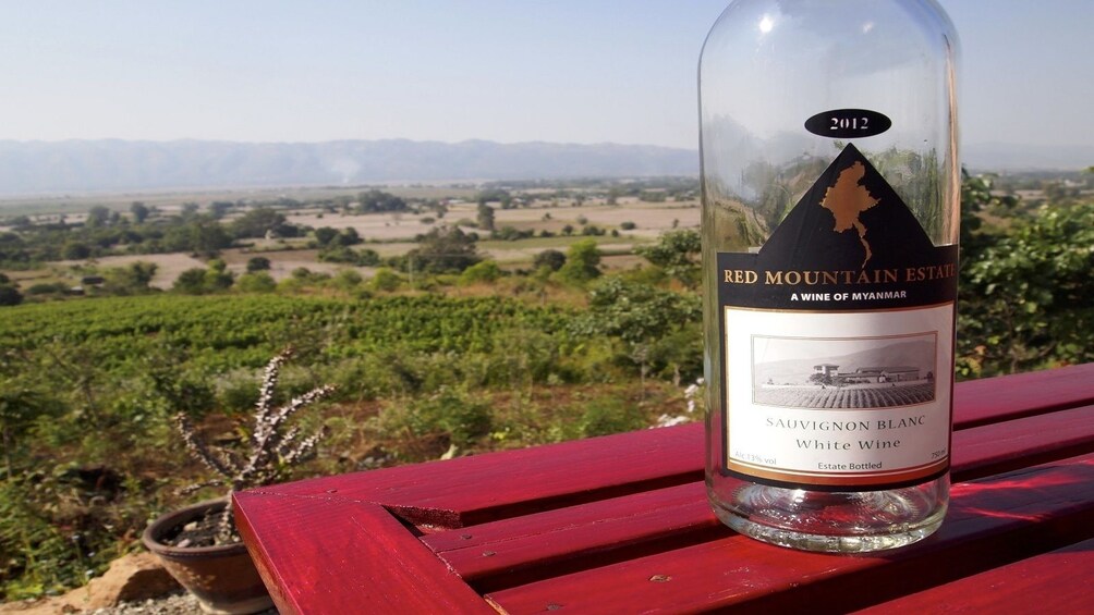 Red Mountain Estate wine in Myanmar
