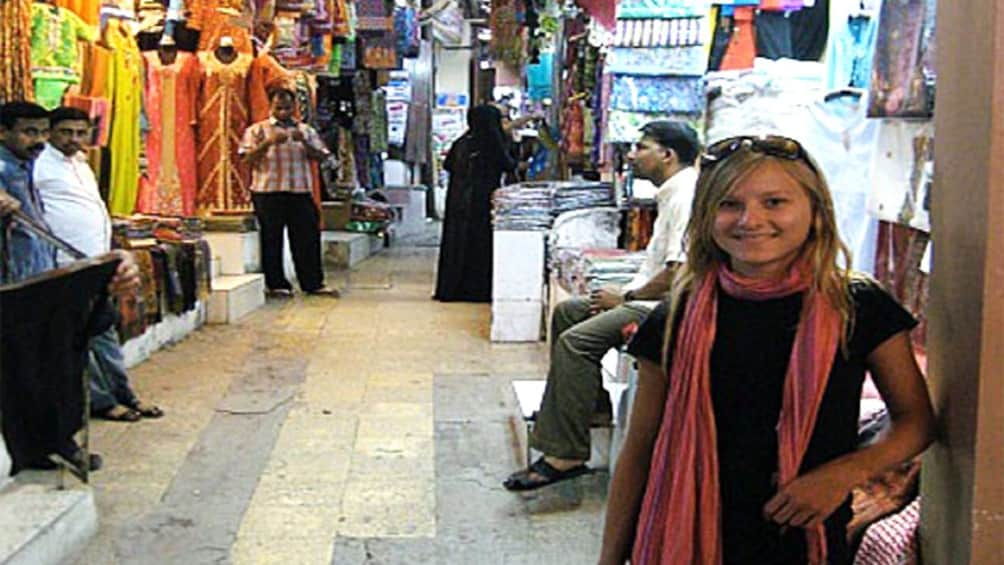 Woman at a market in Oman