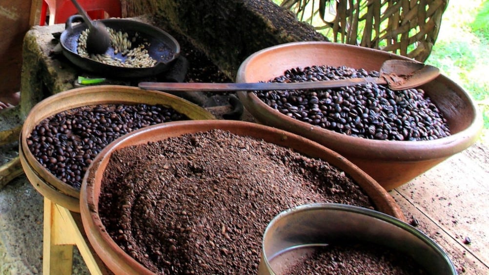 Show item 5 of 8. Bowls of spices in Bali