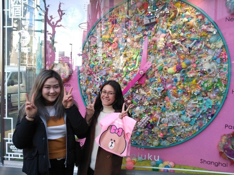 Two women on Kawaii food tour