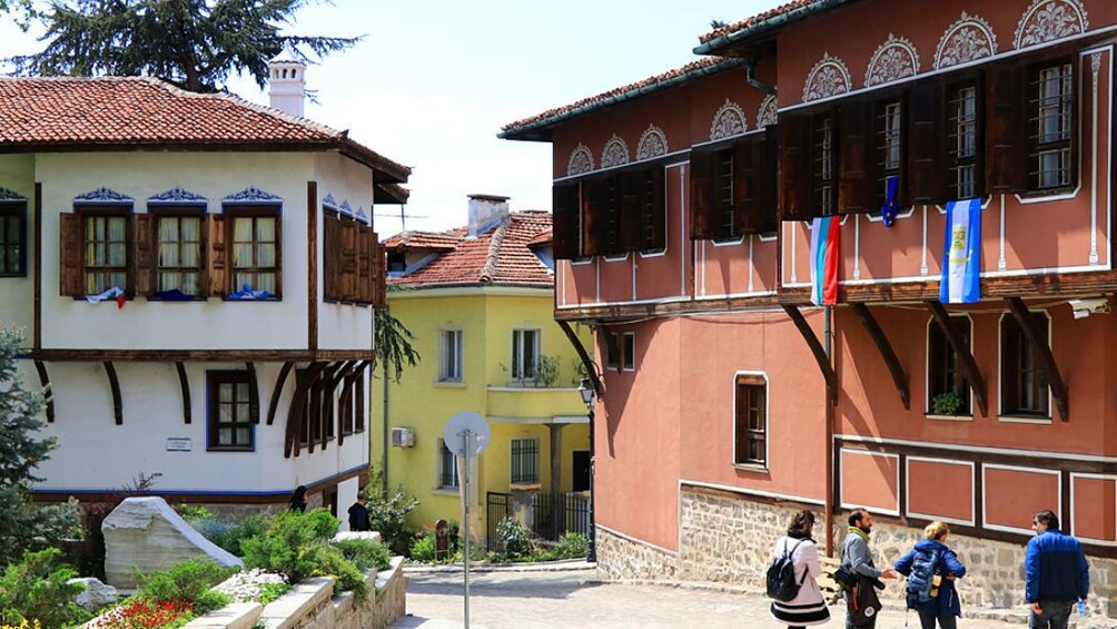 Tourists in Plovdiv