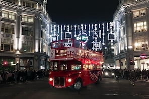 London Christmas Lights Tour by Vintage Bus