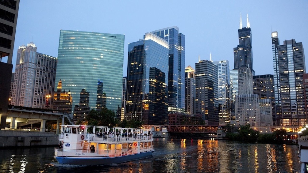 Show item 4 of 8. Architecture River Tour from Michigan Ave.