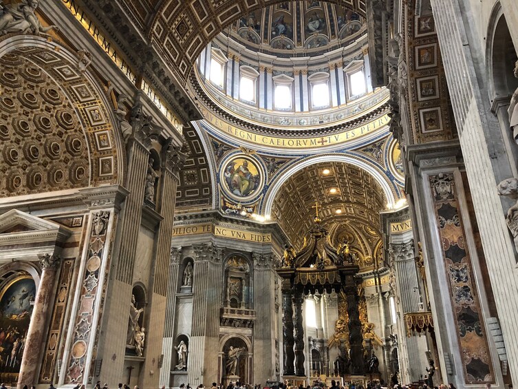Inside St. Peter's Basilica