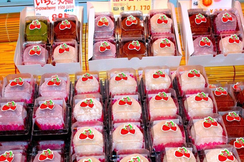 Mochi cakes in Tokyo 