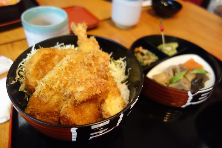 Tempura bowl in Tokyo