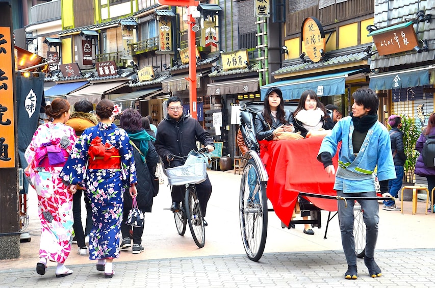 Street view of locals in Tokyo 