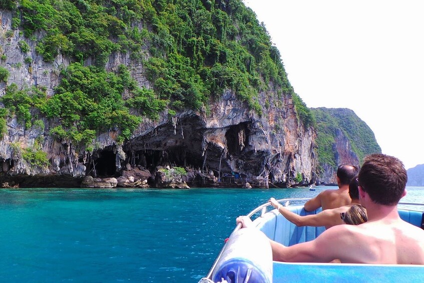 Boating group on Phi Phi Island