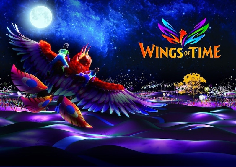 Promotional art for Wings of Time show in Singapore