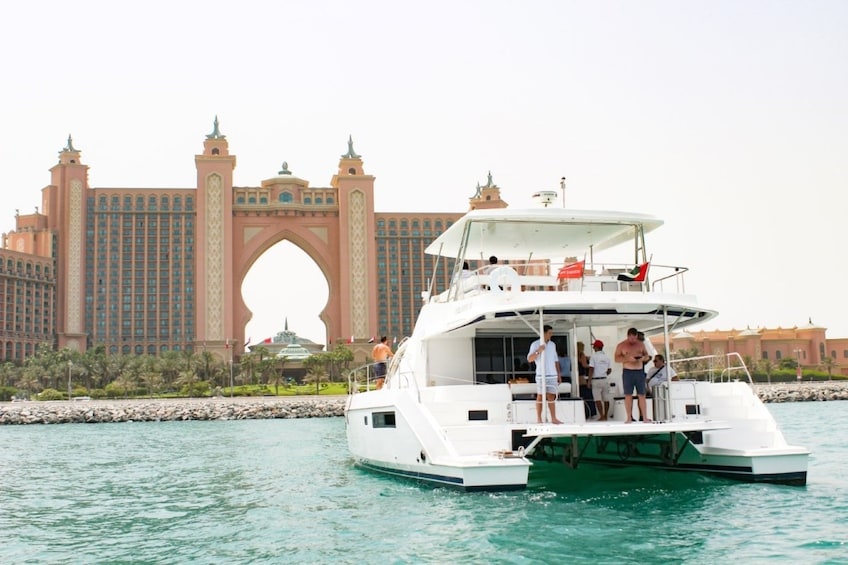 dubai marina luxury yacht tour with breakfast or bbq