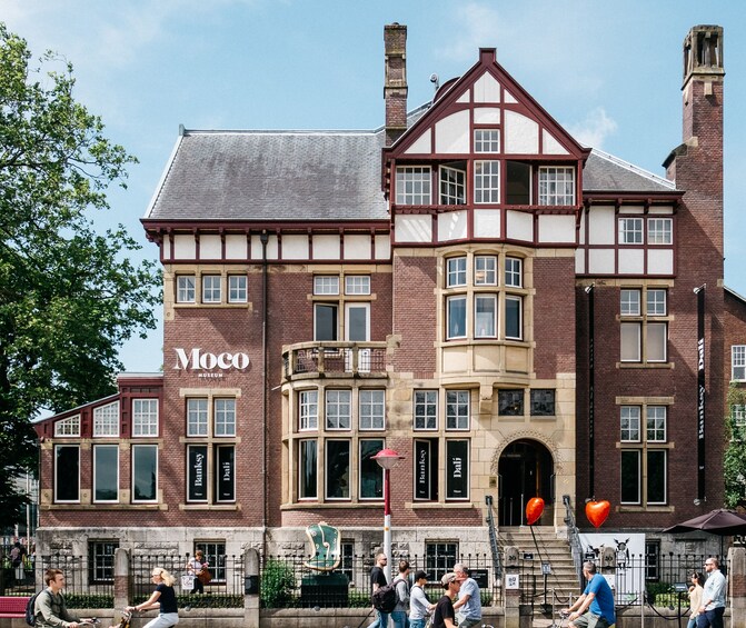 Exterior of Moco Museum in Amsterdam