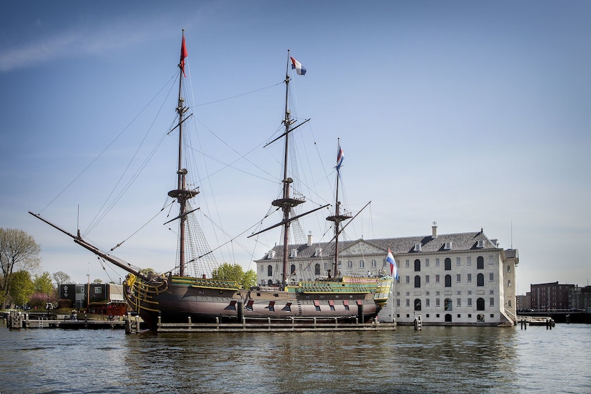 The National Maritime Museum on a clear day