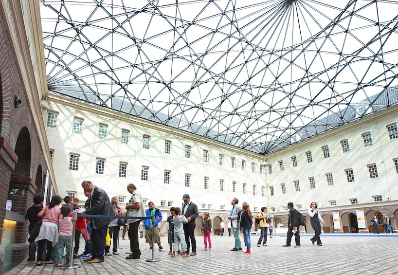 Interior atrium of The National Maritime Museum