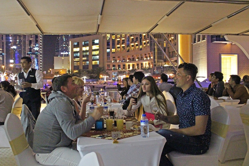 Luxury Dubai Marina Dinner Cruise with Licensed Bar