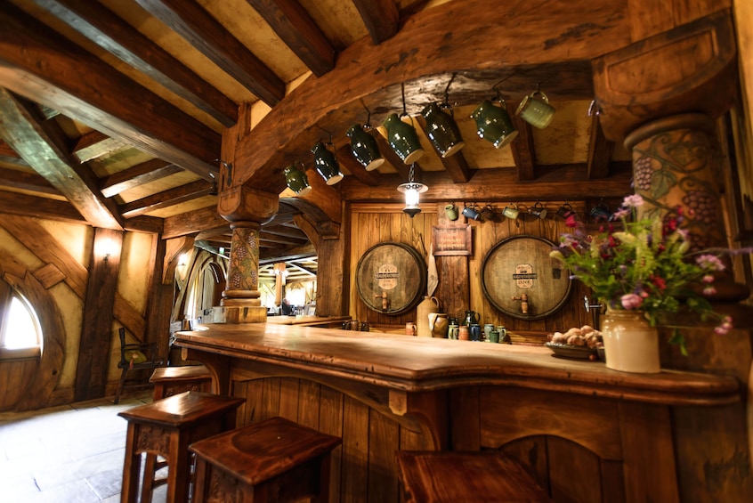 Show item 5 of 8. Interior view of a Hobbiton in New Zealand