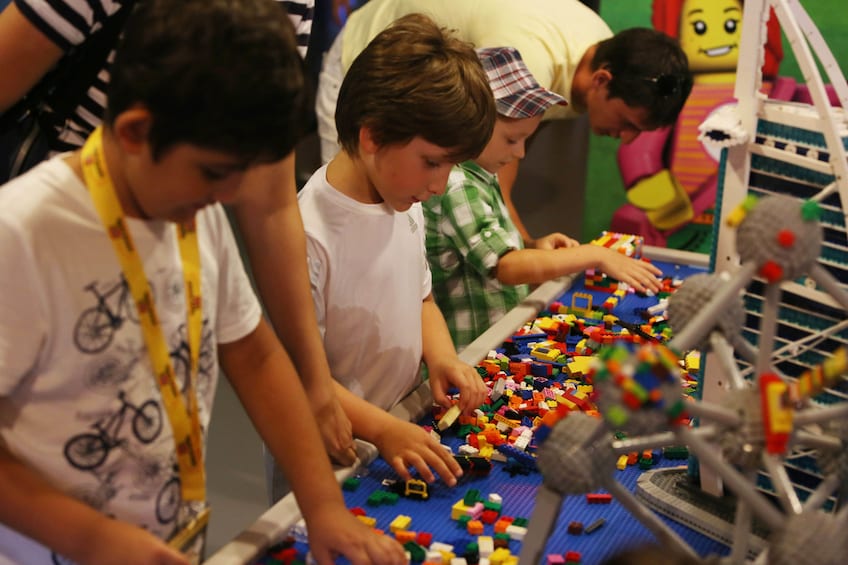 Children at Legoland in Istanbul