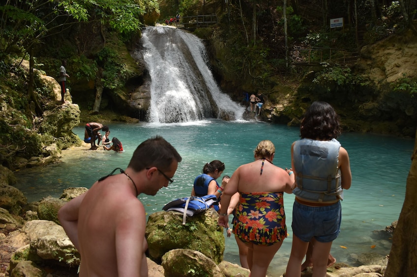 Cool Blue Hole, Secret Falls & Shopping Adventure