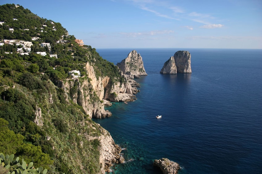 Coastal cliffs in Italy