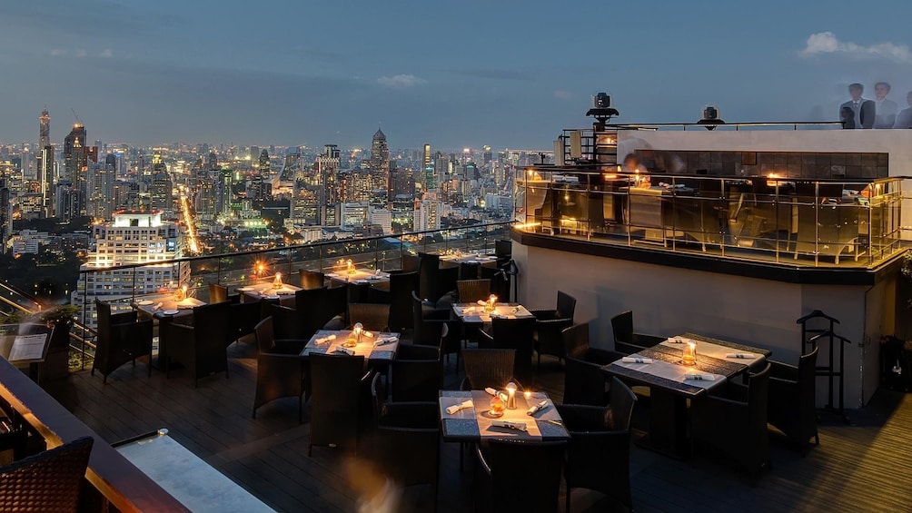 Rooftop restaurant in Bangkok