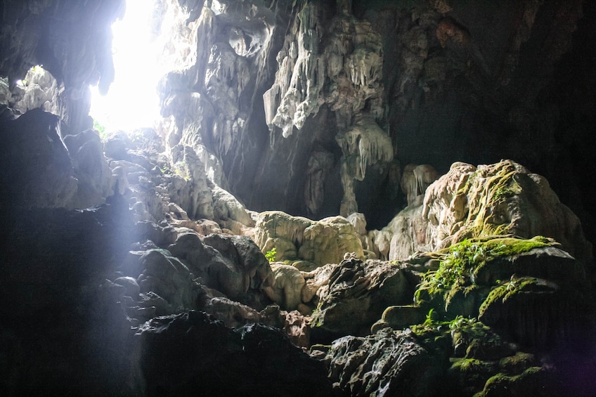 Beautiful rock formations at Vang Vieng
