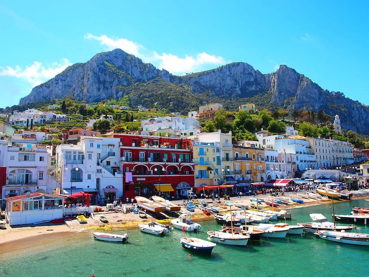 Landscape view of Capri 