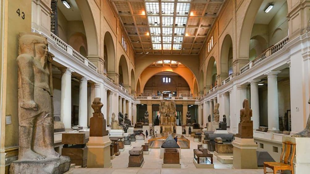 Inside the Egyptian Museum in Cairo