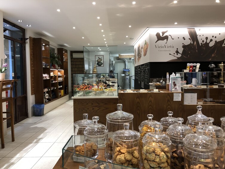 Cookies at a chocolate shop in Venice