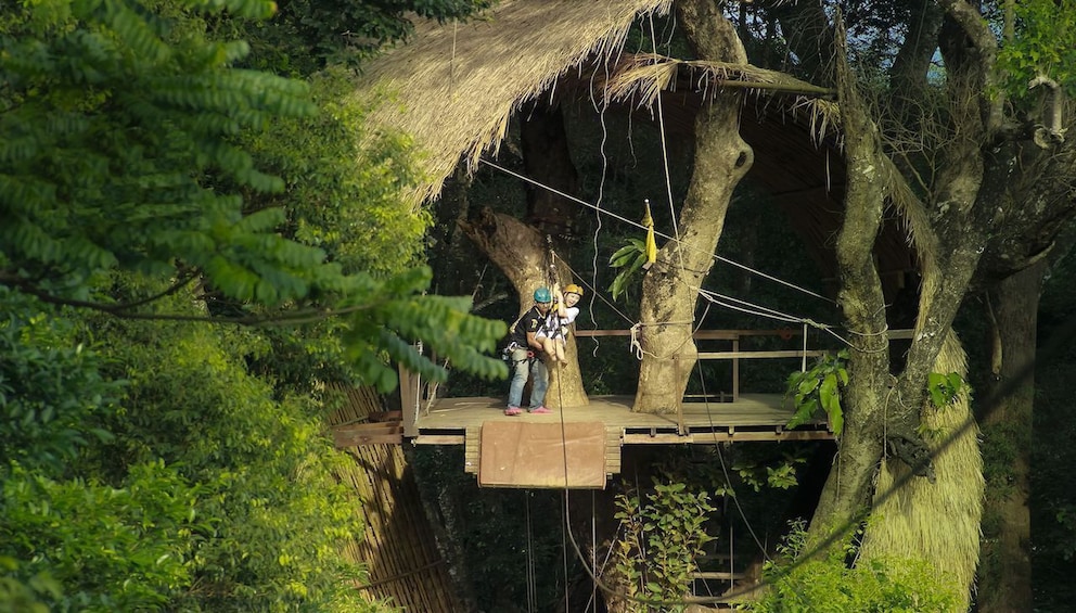 Flying Hanuman Ziplining Experience