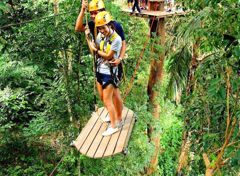 Flying Hanuman Ziplining Experience