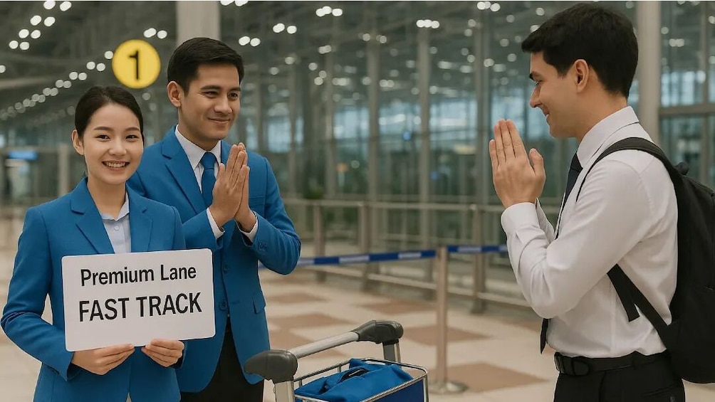Guided Fast Track Immigration with Guide – Suvarnabhumi Airport (BKK)
