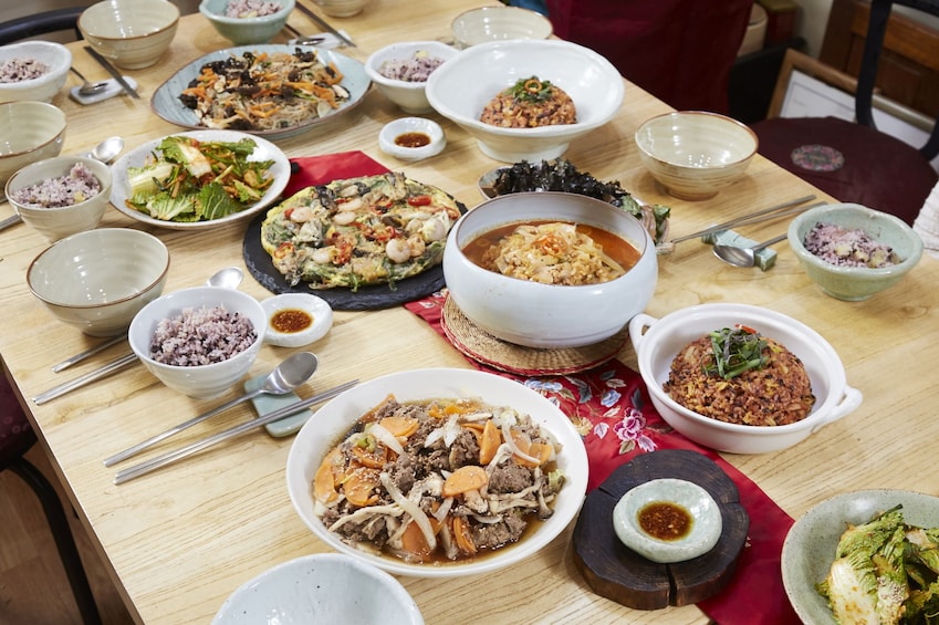 Show item 3 of 7. Korean Home Cooking Class and Exploring Local Market TourĀ