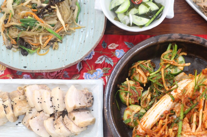 Show item 5 of 7. Korean Home Cooking Class and Exploring Local Market TourĀ