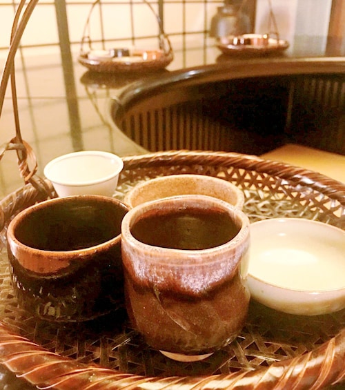 Sake tasting in Gion