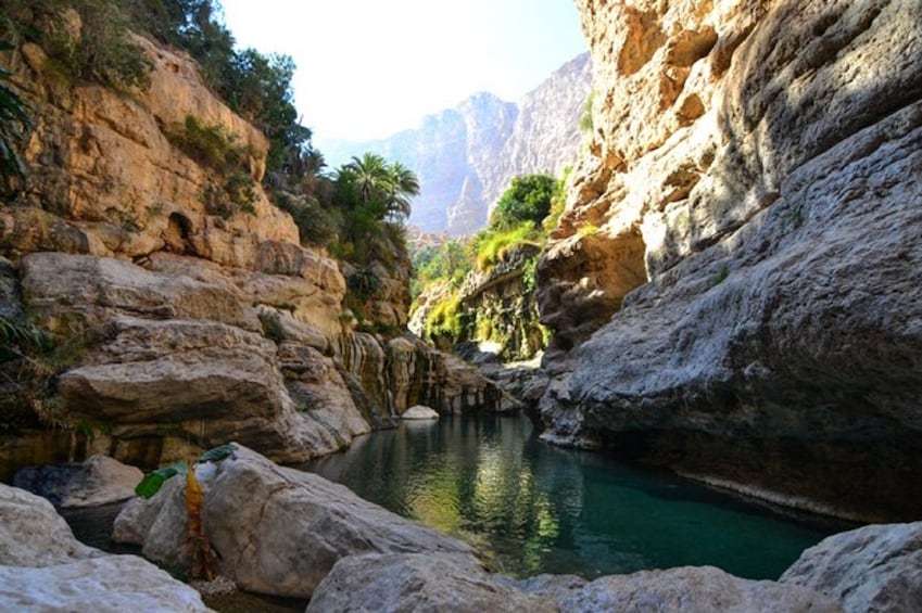 Wadi canyon in Oman