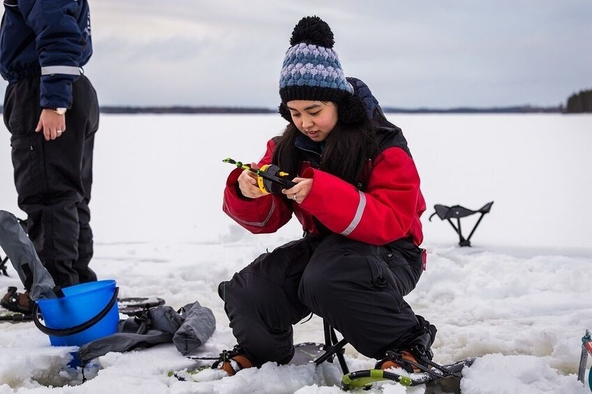 Rovaniemi: Ice Fishing Experience in Lapland