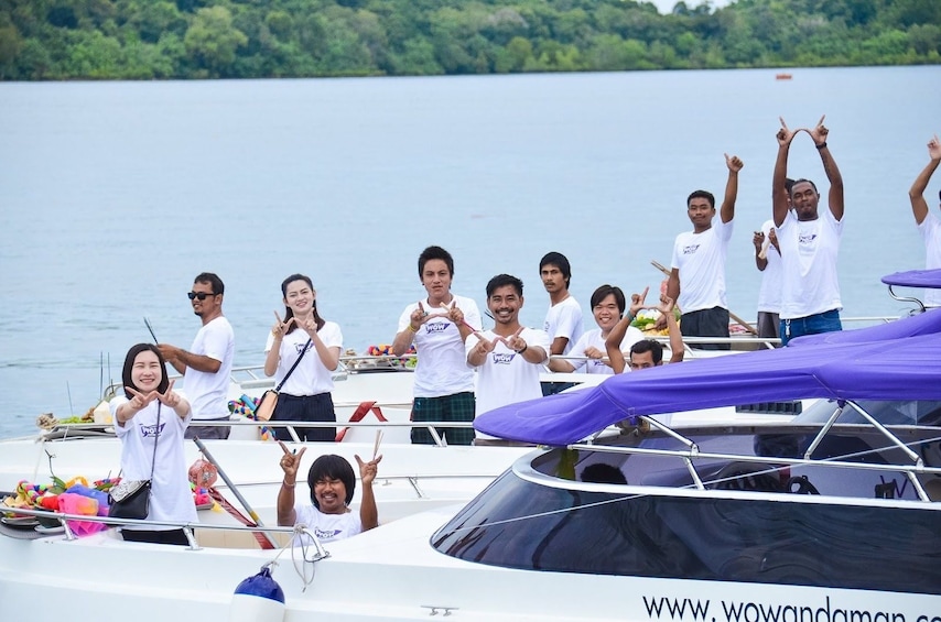 Boating passengers in Phuket