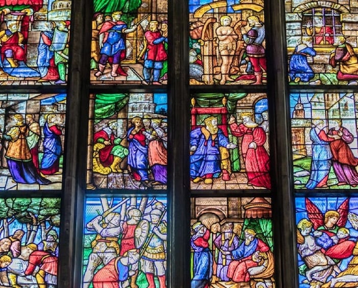 Stained glass at Duomo di Milano
