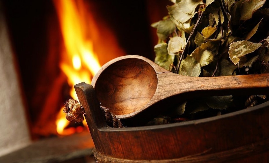 Fireside at the Lakeside Finnish traditional sauna experience in Rovaniemi