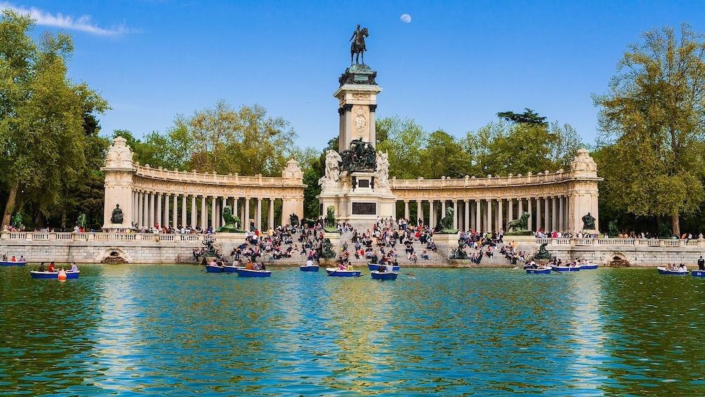 El Retiro Park in Madrid 