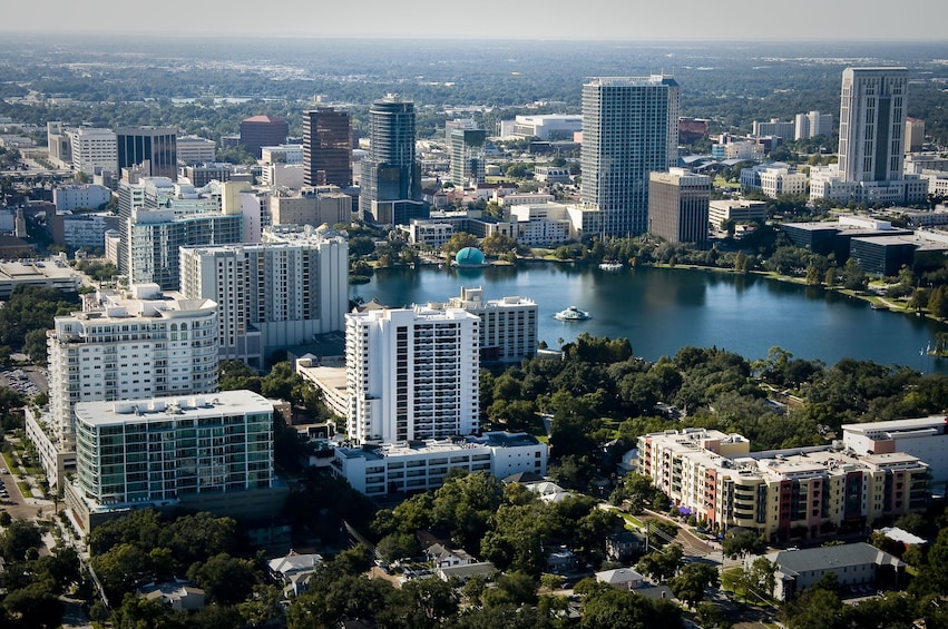 City view of Orlando 