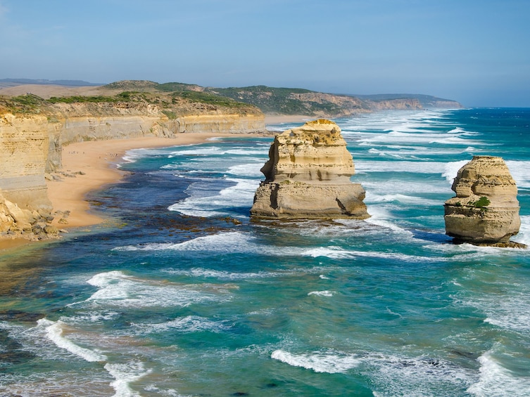 Rock formations off the coast of Australia