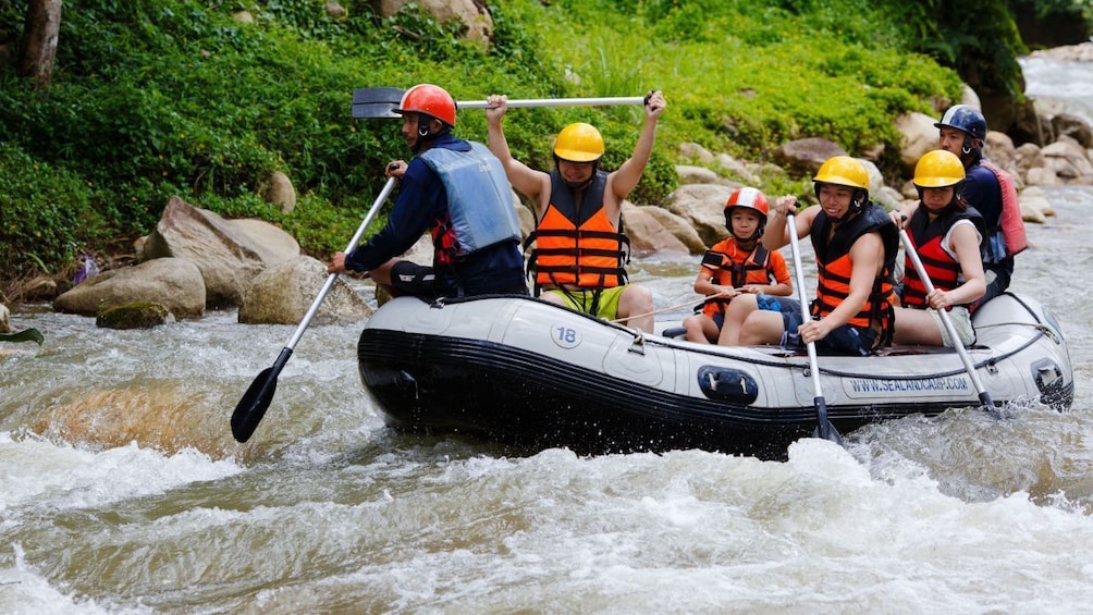 Whitewater Rafting at Pariwat Conservation Area, Phang Nga