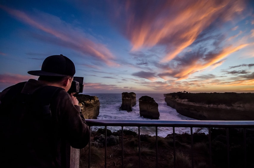 Sunset at the 12 Apostles on the Great Ocean Road