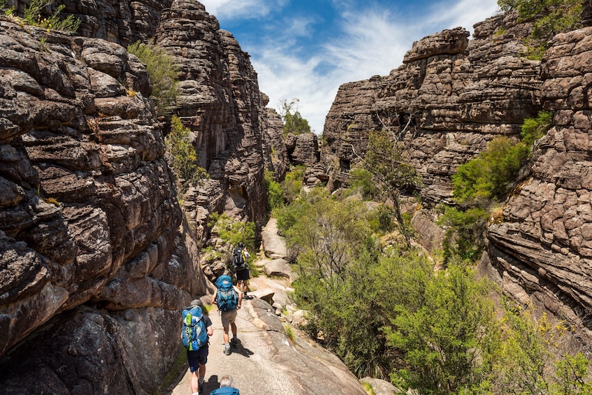 Hikers in Grampians National Park 